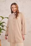 Camel Yakası Püskül Detaylı Tunik - 7