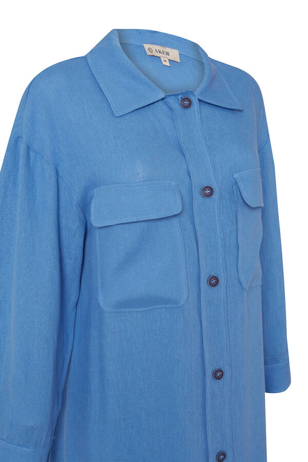 Mavi Cepli Tunik - 2
