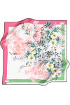 Çiçek Desenli Twill Eşarp 