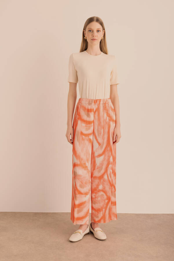 Desenli Pilise Pantolon - Aker (1)