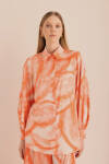 2322111 Desenli Saten Tunik - 6