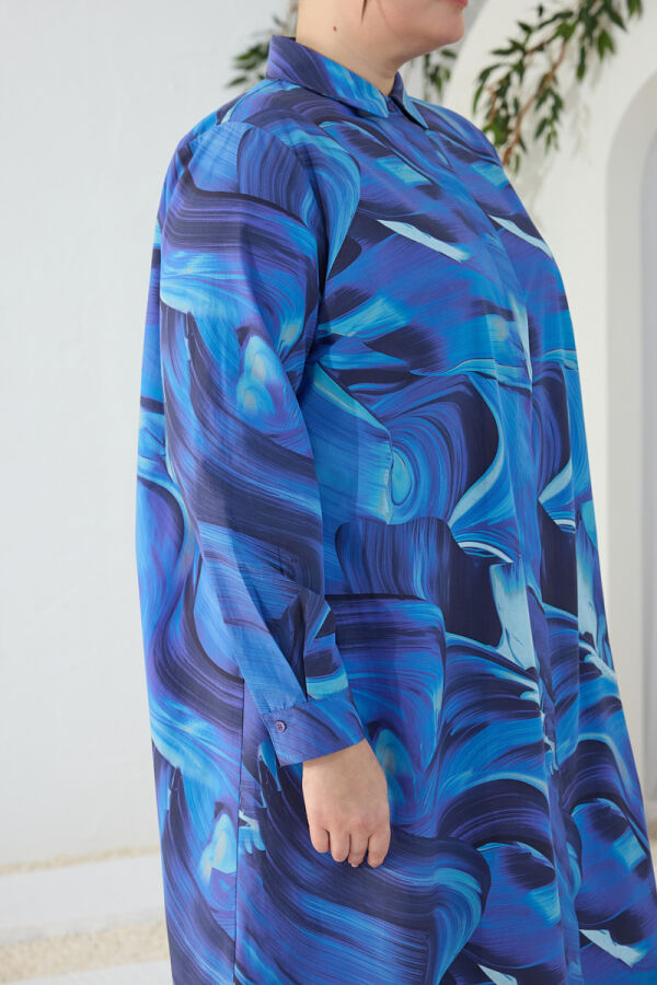 Desenli Uzun Tunik - 5
