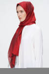 Bordo Diamond Şal - 2