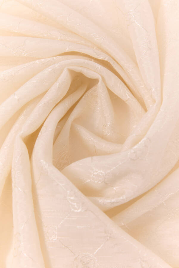 Ekru 70X190 CM Koza Şal - 4