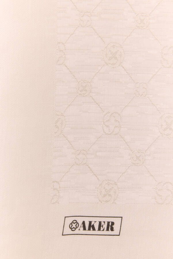 Ekru 70X190 CM Koza Şal - 2