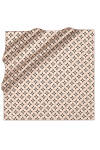 Ekru 90X90 İpek Twill Eşarp 