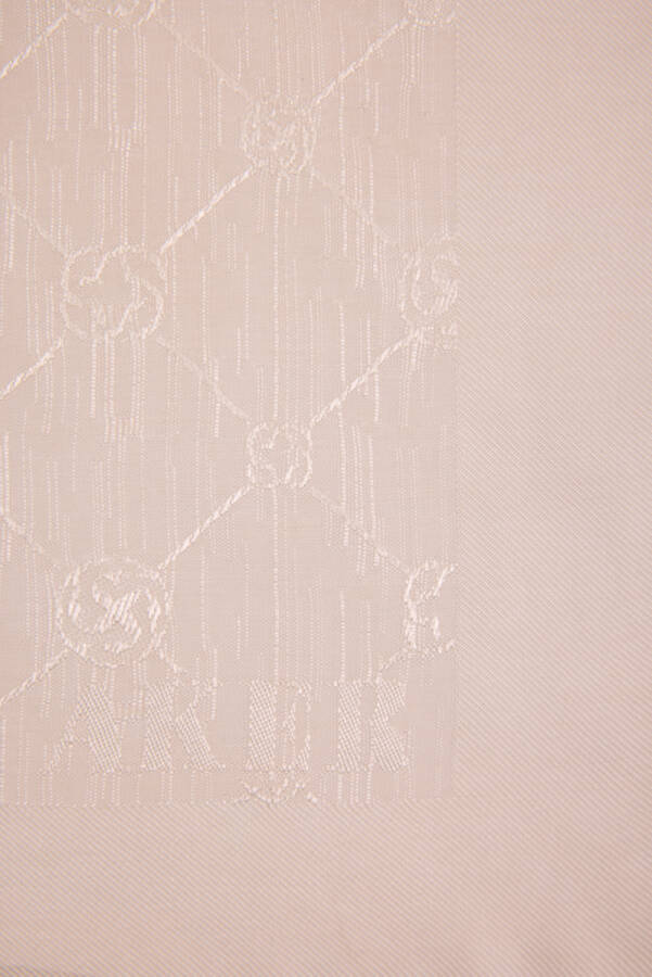 Ekru 90X90 Koza Eşarp - Aker (1)