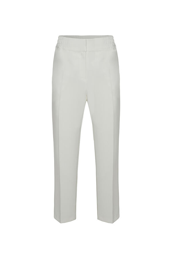 Ekru Basic Pantolon - Aker