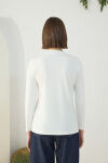 Ekru Bisiklet Yaka Body - 6