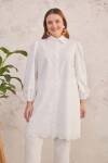 Ekru Brode Tunik - 4