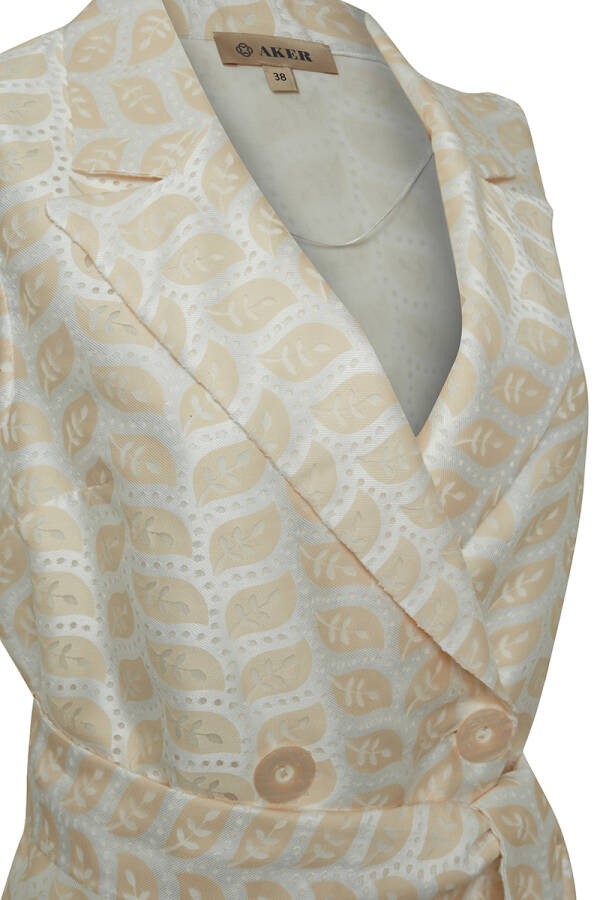 Ekru Brode Yelek - 2