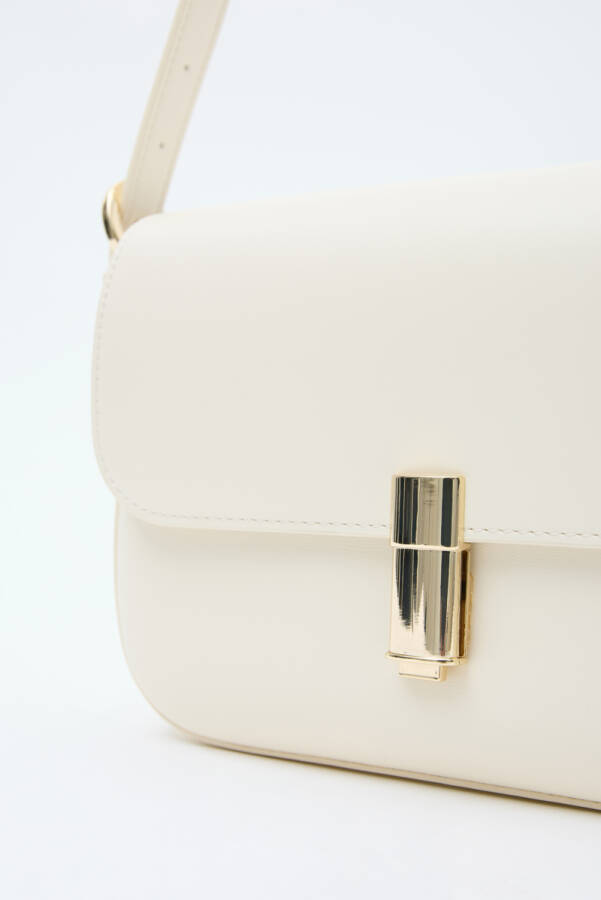 Ekru CNT20046 ÇAPRAZ ASKILI OMUZ ÇANTASI - 3