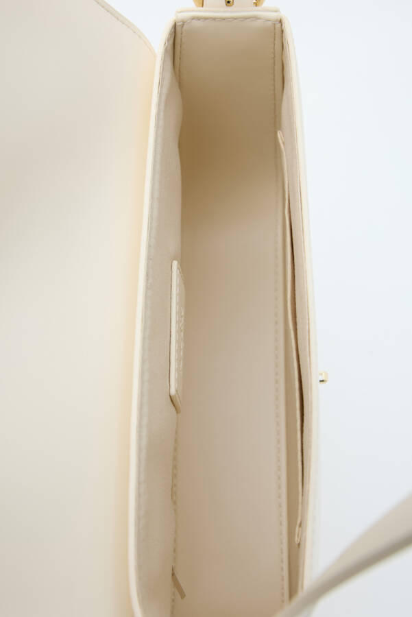 Ekru CNT20046 ÇAPRAZ ASKILI OMUZ ÇANTASI - 4