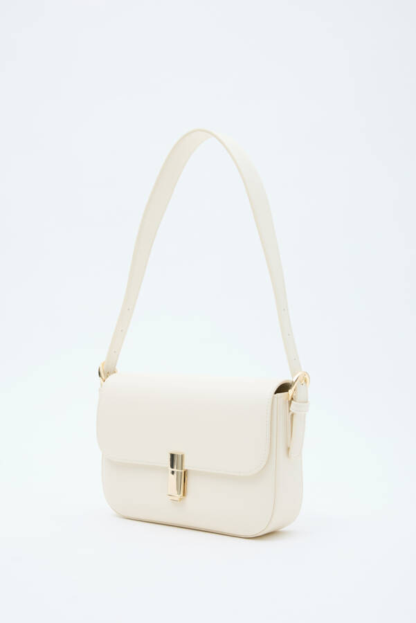 Ekru CNT20046 ÇAPRAZ ASKILI OMUZ ÇANTASI - Aker (1)