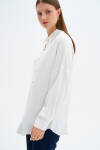 Ekru Cotton Bluz - 2