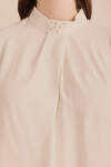 Ekru Detaylı Bluz - 3