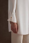 Ekru Dokuma Tunik - 4