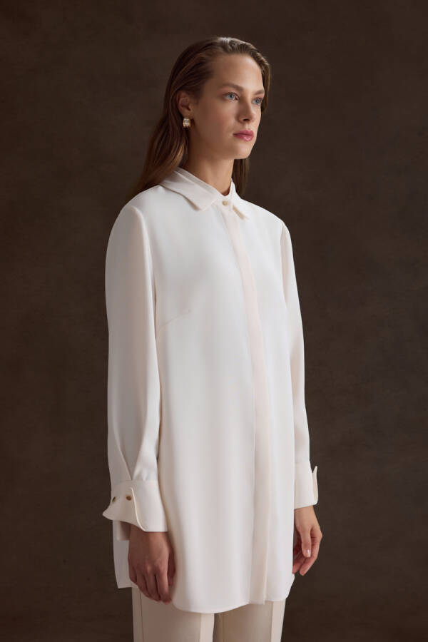 Ekru Dokuma Tunik - Aker (1)