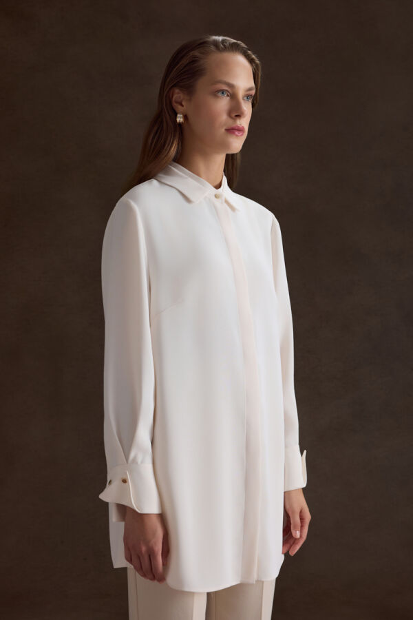 Ekru Dokuma Tunik - 2