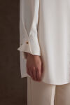 Ekru Dokuma Tunik - 4