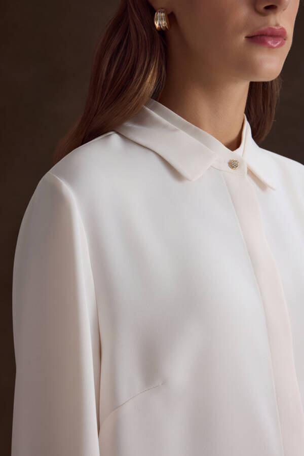 Ekru Dokuma Tunik - 2