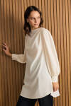 Ekru Dokuma Tunik - 1