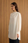 Ekru Dokuma Tunik - 4