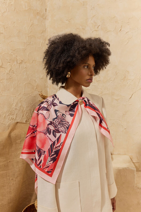 Ekru Geniş Kıvırma Çift Cepli Kap - Aker (1)