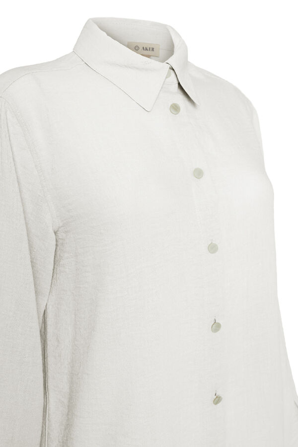 Ekru Rahat Kesim Basic Bluz - Aker (1)