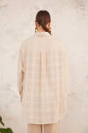 Ekru Rahat Kesim Dokulu Tunik - 4