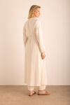 Ekru Viscon Cotton , Yandan Bağlamalı Sabahlık - 7