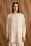 Ekru Viscon Tunik - 3