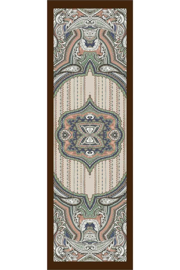 Kahverengi 70X200 Floş Şal - 1