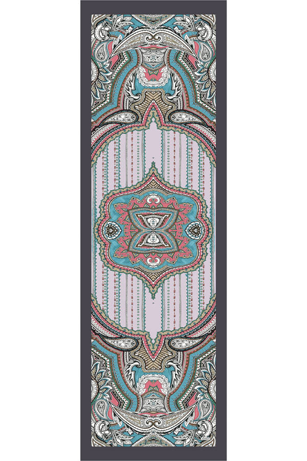 Gri 70X200 Floş Şal - ARANCIA