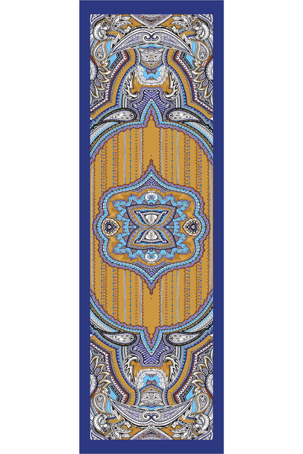 Lacivert 70X200 Floş Şal - ARANCIA