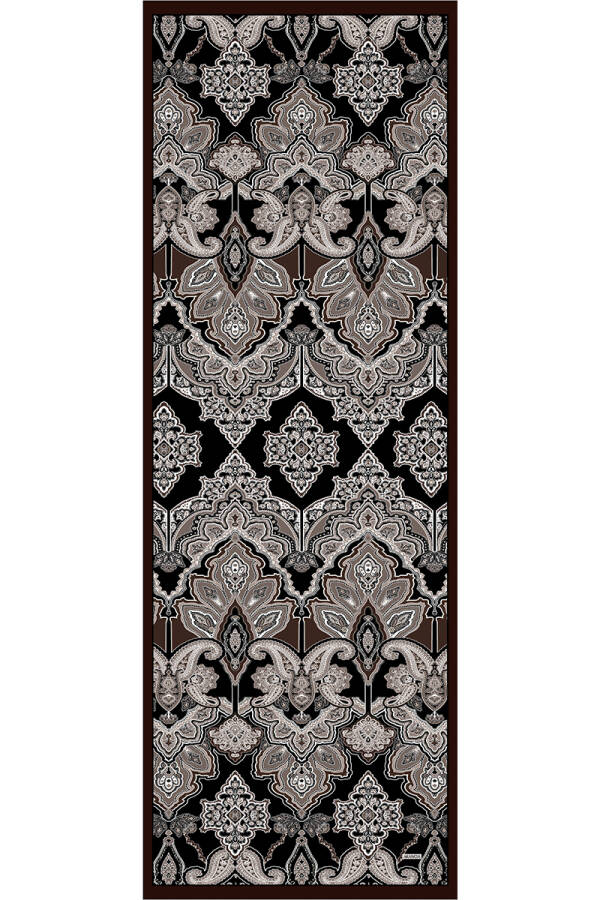 Kahverengi 70X200 İpek Twill Şal - ARANCIA