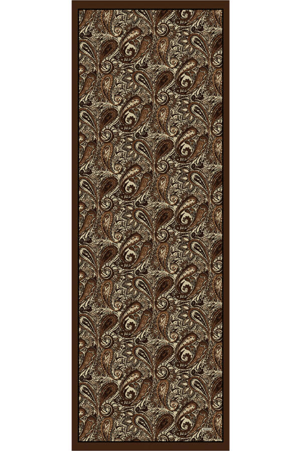 Etnik Desenli 70X200 Arancia İpek Tivil Etol - Arancia