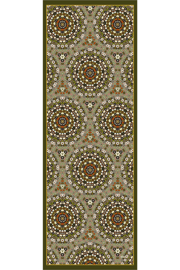 Haki 70X200 İpek Twill Şal - ARANCIA