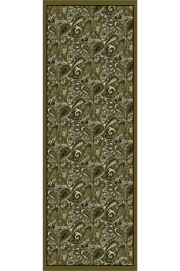 Etnik Desenli 70X200 Arancia İpek Tivil Etol - Arancia