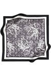 Siyah 90X90 İpek Twill Eşarp 