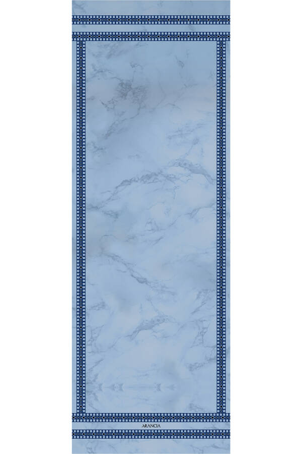 Mavi 70X200 Floş Şal - 1