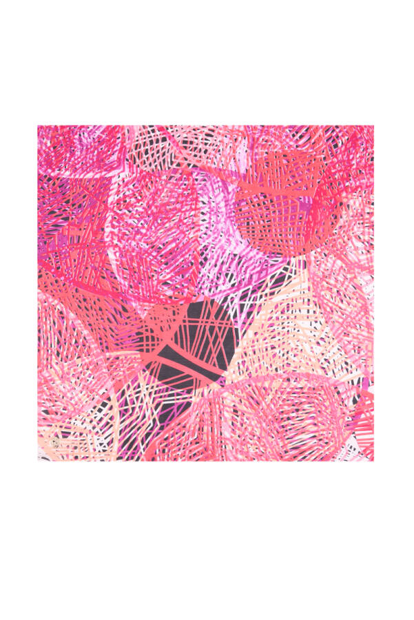 Fuşya 50x50 Fular - 1