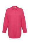 Fuşya Basic Cotton Bluz 
