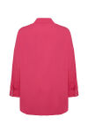 Fuşya Basic Cotton Bluz - 3