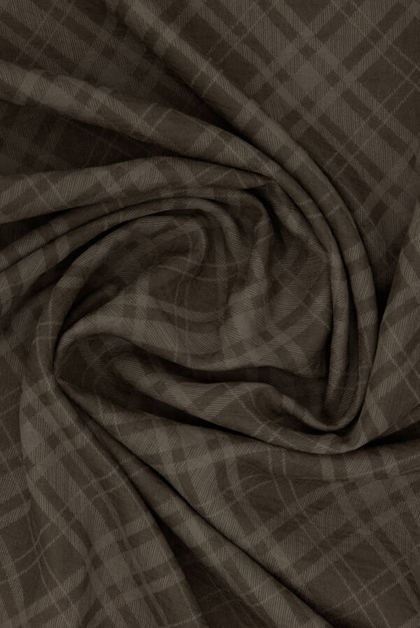 Fuşya Ekose Eşarp - 3