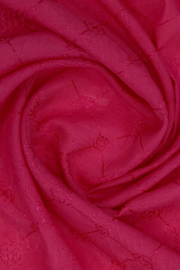 Fuşya Koza Eşarp - 2