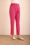Fuşya Tencel Cotton Pantolon - 5