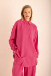 Fuşya Tencel Cotton Tunik - 4