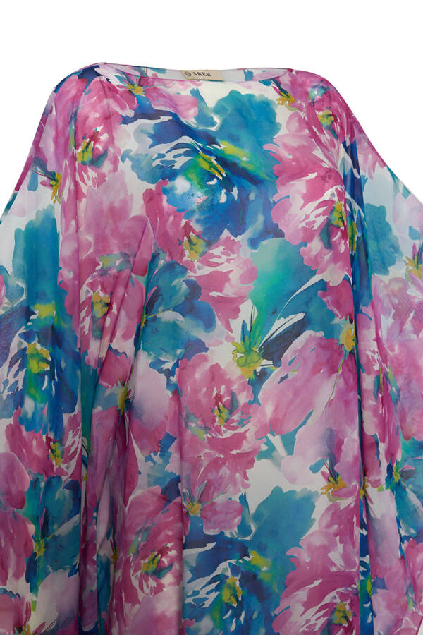 Fuşya Yarasa Kol Pareo - 2