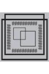 Gri 90X90 İpek Twill Eşarp 